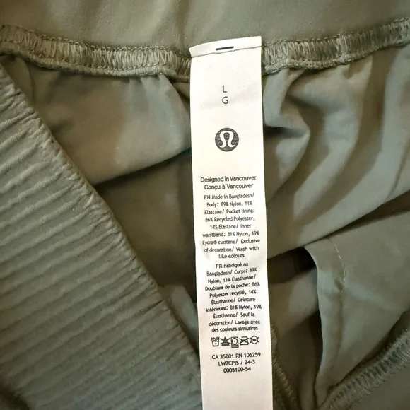 Lululemon Stretch Woven Relaxed Fit High Rise 4” Women's Athletic Shorts